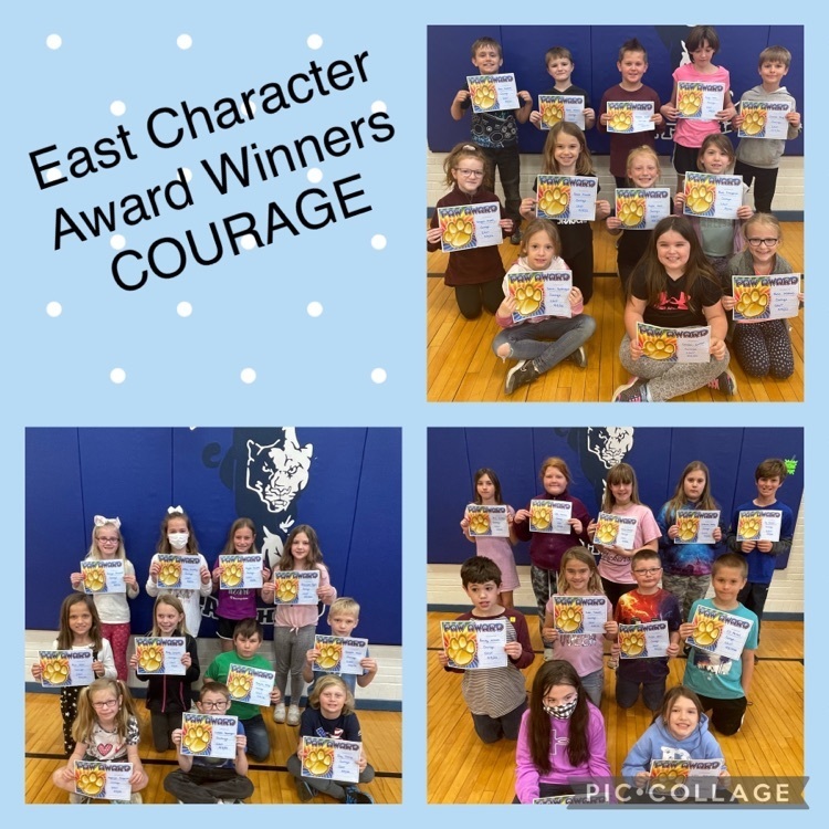 East Elementary Character Award Winners