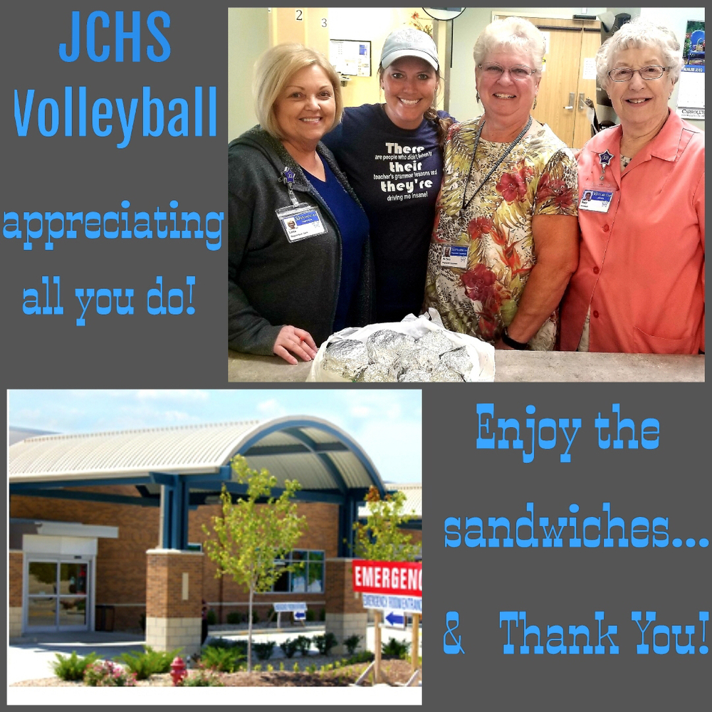 JCHS Volleyball donates breakfast sandwiches