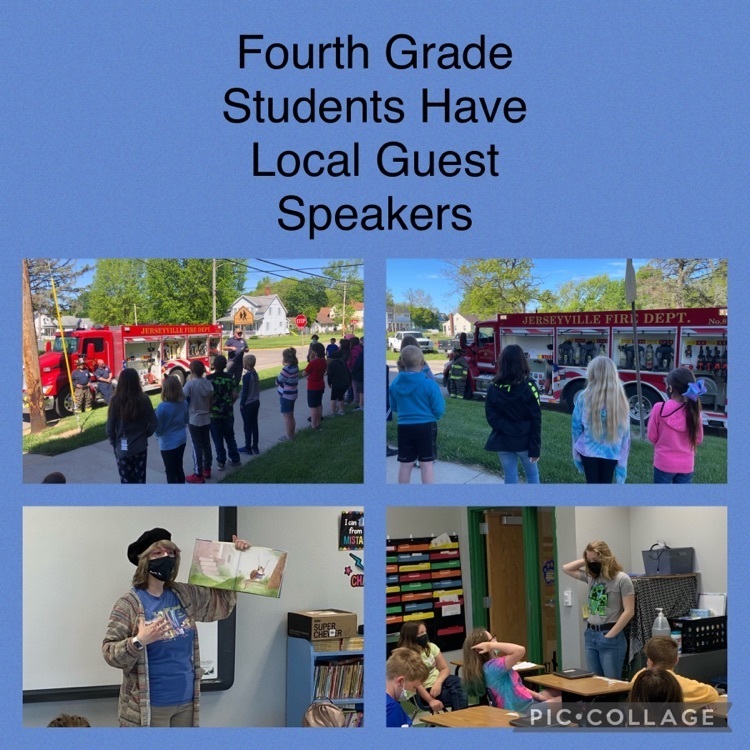 Community Members Visit East Fourth Grade Students at East