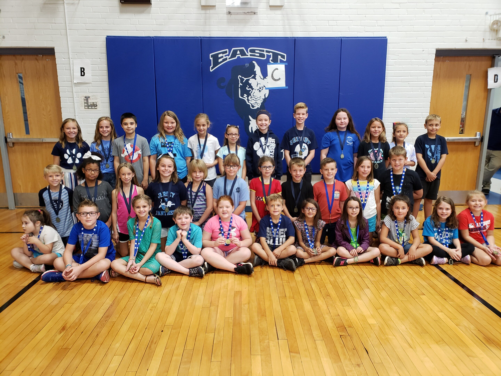 East Elementary September Character Award Recipients.