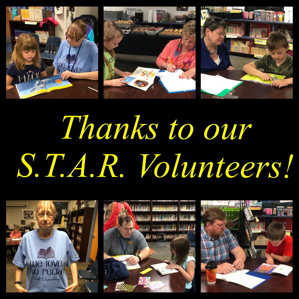 Thanks to our S.T.A.R. Volunteers