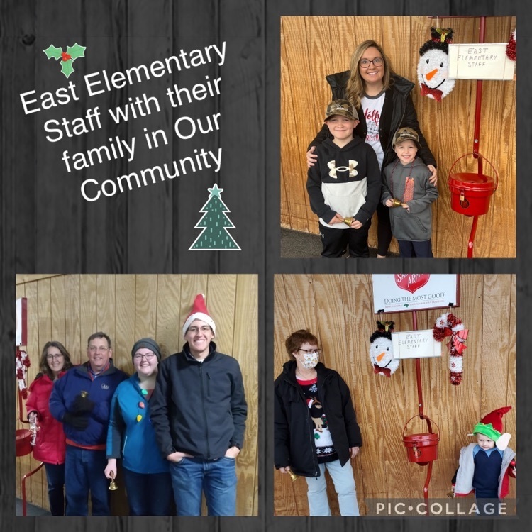 East Elementary Ringing The Salvation Army Bell