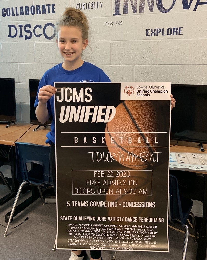 Unified Basketball Tournament Poster Contest Winner