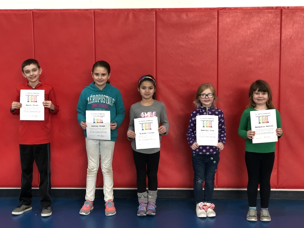 Grafton Citizenship Trait Winners!