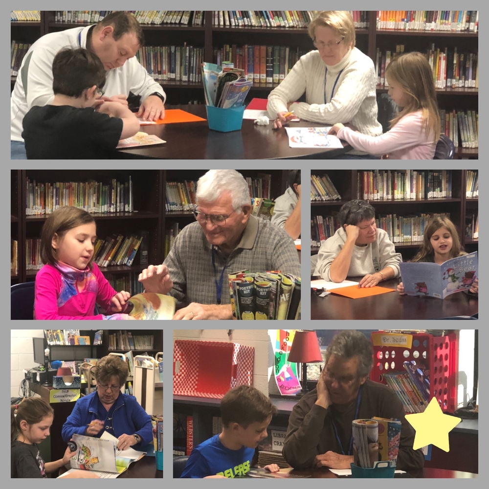 S.T.A.R. (Sit Together and Read) Program at East Elementary.