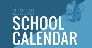2020-21 School Calendar