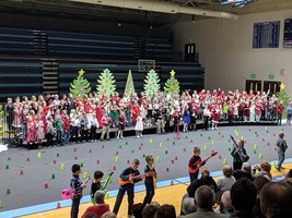 Future JCHS Students Performing Their Christmas Program at the High School
