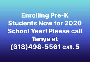 Enrolling Pre-K Students Now!