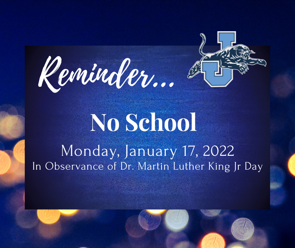 No School - MLK Jr Day